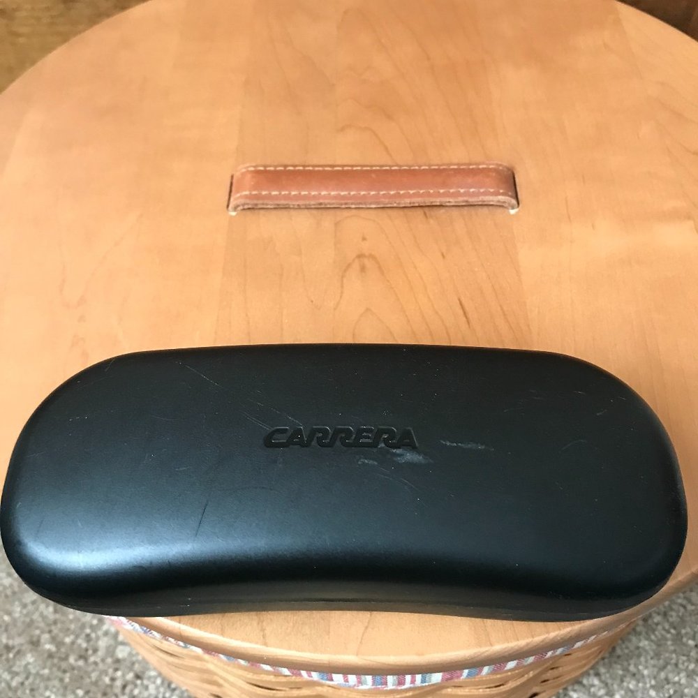 FINAL PRICE - Carrera Black Clam Shell Eyeglass/Sunglass Case